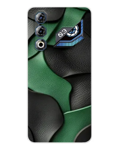 Чохол для ZTE Nubia Neo 3 GT з картинкою «Зелені шкіряні хвилі»