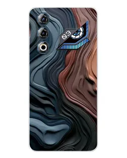 Чохол для ZTE Nubia Neo 3 GT з картинкою «Кольорові хвилі каньйону»