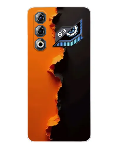 Чохол для ZTE Nubia Neo 3 GT з картинкою «Помаранчевий розлом»