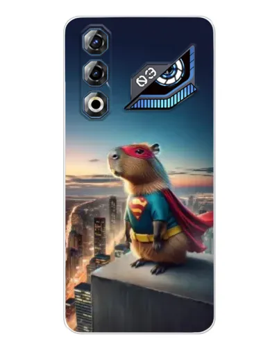 Чехол для ZTE Nubia Neo 3 GT с картинкой «Капи-мен супергерой»