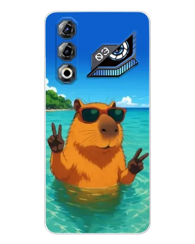 Чехол для ZTE Nubia Neo 3 GT с картинкой «Морская капибара»