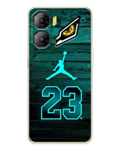 Чехол для ZTE Nubia Neo 3 с картинкой «Jordan Cyan 23»