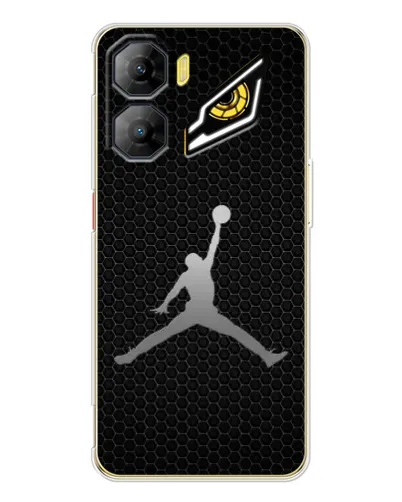 Чехол для ZTE Nubia Neo 3 с картинкой «Jordan Dark Carbon»