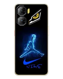 Чехол для ZTE Nubia Neo 3 с картинкой «Jordan Neon Blue»