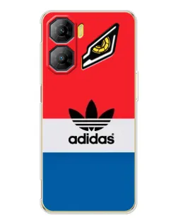 Чехол для ZTE Nubia Neo 3 с картинкой «Ретро блоки Adidas»