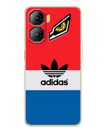 Чехол для ZTE Nubia Neo 3 с картинкой «Ретро блоки Adidas»