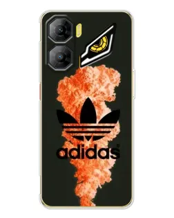 Чехол для ZTE Nubia Neo 3 с картинкой «Оранжевый дым Adidas»
