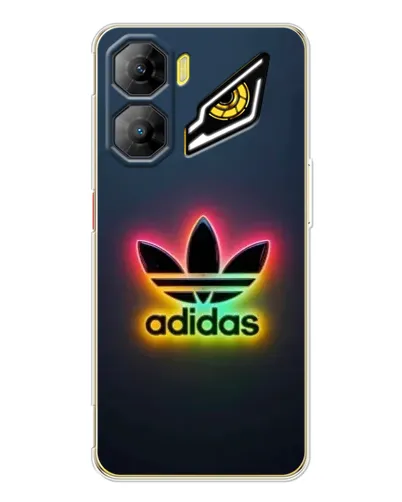 Чехол для ZTE Nubia Neo 3 с картинкой «Неоновый Adidas»