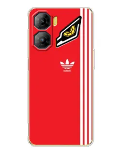 Чехол для ZTE Nubia Neo 3 с картинкой «Красный минимализм Adidas»