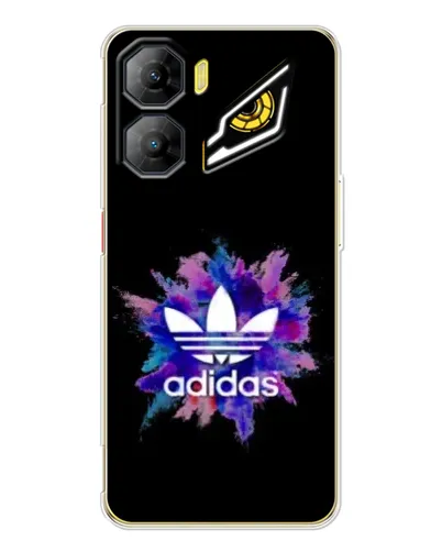 Чехол для ZTE Nubia Neo 3 с картинкой «Взрыв красок Adidas»