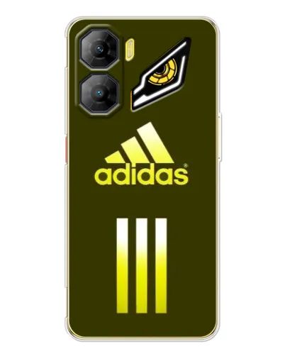 Чехол для ZTE Nubia Neo 3 с картинкой «Оливковый градиент Adidas»
