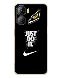 Чехол для ZTE Nubia Neo 3 с картинкой «Текстовый принт Nike»