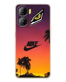 Чехол для ZTE Nubia Neo 3 с картинкой «Nike на закате солнца»
