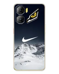 Чехол для ZTE Nubia Neo 3 с картинкой «Nike — зимние горы»