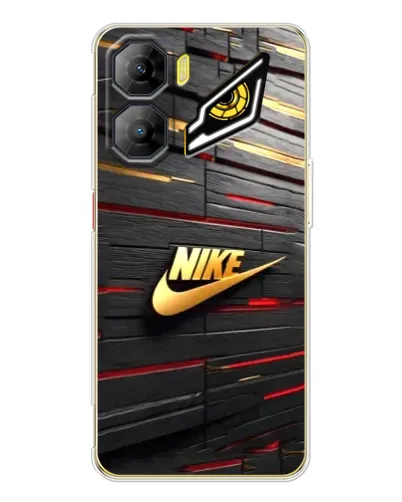 Чехол для ZTE Nubia Neo 3 с картинкой «Золотой Nike на металле» Чехол для ZTE Nubia Neo 3 с картинкой «Золотой Nike на металле»