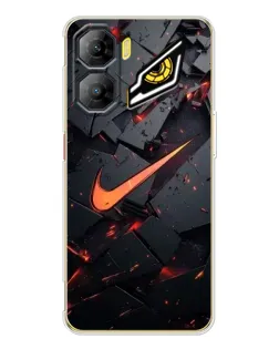 Чехол для ZTE Nubia Neo 3 с картинкой «Nike — эффект разломов»