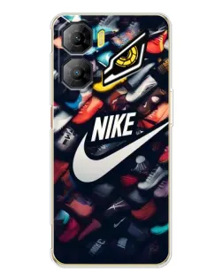 Чехол для ZTE Nubia Neo 3 с картинкой «Коллекция кроссовок Nike»