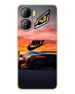 Чехол для ZTE Nubia Neo 3 с картинкой «Nike и суперкар»
