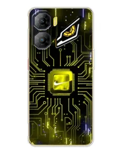 Чехол для ZTE Nubia Neo 3 с картинкой «Nike — золотая искра»