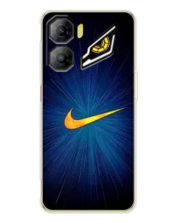 Чехол для ZTE Nubia Neo 3 с картинкой «Синий пульс Nike»
