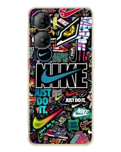 Чехол для ZTE Nubia Neo 3 с картинкой «Яркий коллаж Nike» Чехол для ZTE Nubia Neo 3 с картинкой «Яркий коллаж Nike»
