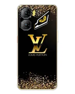 Чехол для ZTE Nubia Neo 3 с картинкой «LV — золотые искры»