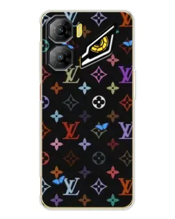 Чехол для ZTE Nubia Neo 3 с картинкой «Цветная монограмма LV»