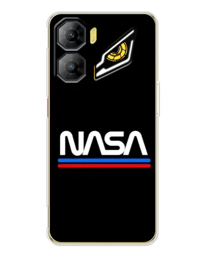 Чехол для ZTE Nubia Neo 3 с картинкой «NASA — классика Red Blue» Чехол для ZTE Nubia Neo 3 с картинкой «NASA — классика Red Blue»