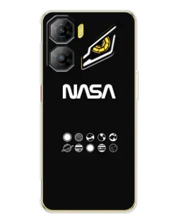 Чехол для ZTE Nubia Neo 3 с картинкой «NASA — технический принт»