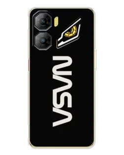 Чехол для ZTE Nubia Neo 3 с картинкой «NASA — вертикальный логотип»