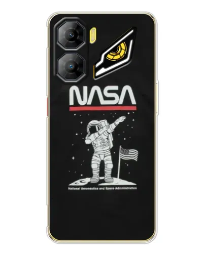Чехол для ZTE Nubia Neo 3 с картинкой «NASA — шагаем по Луне» Чехол для ZTE Nubia Neo 3 с картинкой «NASA — шагаем по Луне»