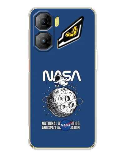 Чехол для ZTE Nubia Neo 3 с картинкой «NASA — лунная миссия» Чехол для ZTE Nubia Neo 3 с картинкой «NASA — лунная миссия»