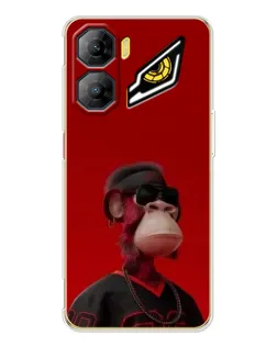 Чехол для ZTE Nubia Neo 3 с картинкой «Bored Ape в красном» Чехол для ZTE Nubia Neo 3 с картинкой «Bored Ape в красном»