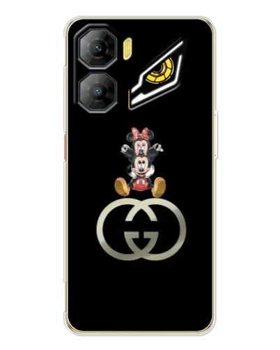 Чехол для ZTE Nubia Neo 3 с картинкой «Минни Маус на лого»