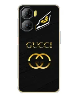 Чехол для ZTE Nubia Neo 3 с картинкой «Золотой логотип Gucci»