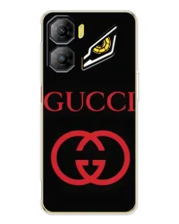 Чехол для ZTE Nubia Neo 3 с картинкой «Gucci — красный логотип»