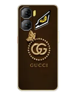 Чехол для ZTE Nubia Neo 3 с картинкой «Gucci — золотая бабочка»