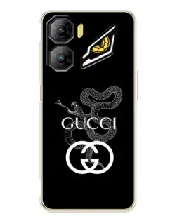 Чехол для ZTE Nubia Neo 3 с картинкой «Gucci — серебряная змея»