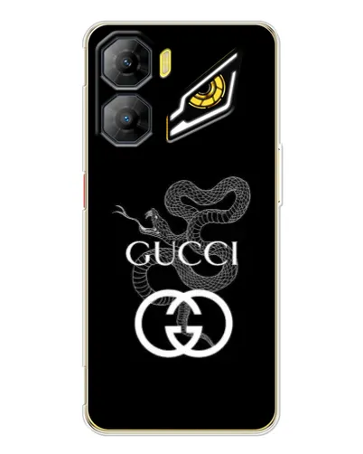 Чехол для ZTE Nubia Neo 3 с картинкой «Gucci — серебряная змея»