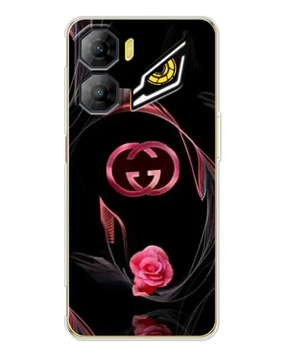 Чехол для ZTE Nubia Neo 3 с картинкой «Gucci — неоновая роза»