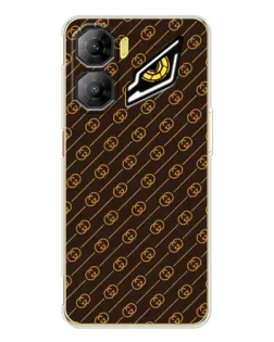 Чехол для ZTE Nubia Neo 3 с картинкой «Gucci — золотые диагонали»