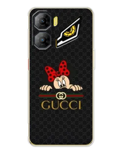 Чехол для ZTE Nubia Neo 3 с картинкой «Минни Маус Gucci — черный»