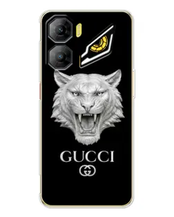Чохол для ZTE Nubia Neo 3 з картинкою «Gucci — срібний лев»