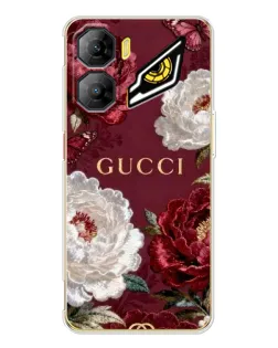 Чохол для ZTE Nubia Neo 3 з картинкою «Gucci — бордові троянди»