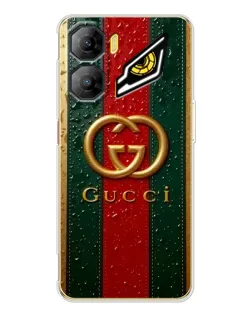 Чохол для ZTE Nubia Neo 3 з картинкою «Gucci — фірмова смуга та золото»