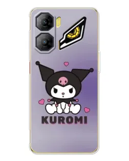 Чехол для ZTE Nubia Neo 3 с картинкой «Kuromi — фиолетовый арт» Чехол для ZTE Nubia Neo 3 с картинкой «Kuromi — фиолетовый арт»