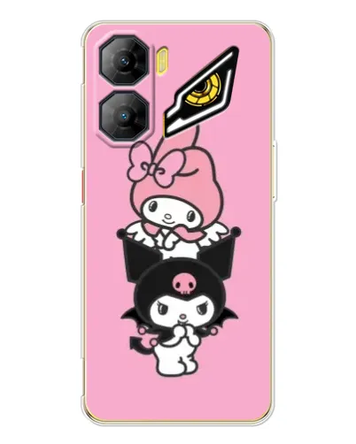 Чехол для ZTE Nubia Neo 3 с картинкой «My Melody и Kuromi»