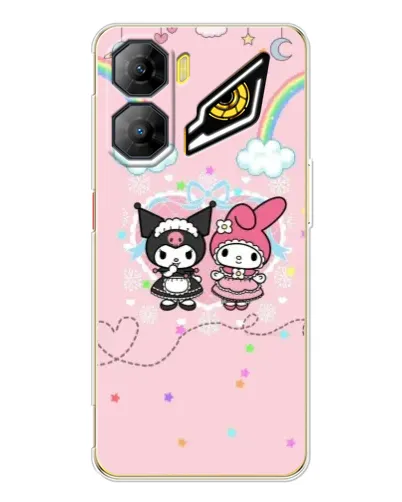 Чехол для ZTE Nubia Neo 3 с картинкой «My Melody и Kuromi»
