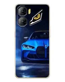 Чехол для ZTE Nubia Neo 3 с картинкой «Голубая BMW M4» Чехол для ZTE Nubia Neo 3 с картинкой «Голубая BMW M4»