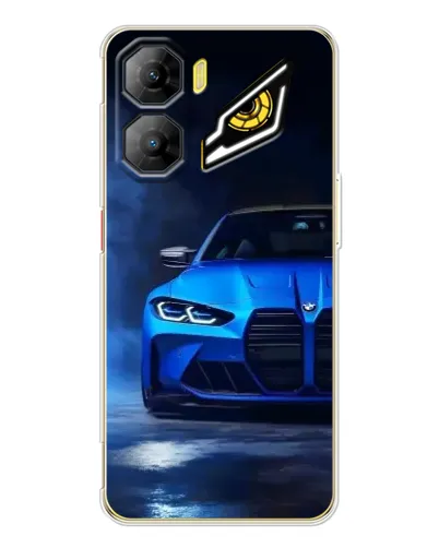 Чехол для ZTE Nubia Neo 3 с картинкой «Голубая BMW M4» Чехол для ZTE Nubia Neo 3 с картинкой «Голубая BMW M4»
